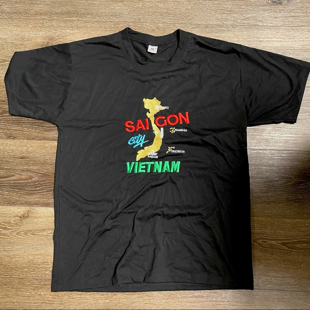 Vietnam Saigon City embroidered Shirt